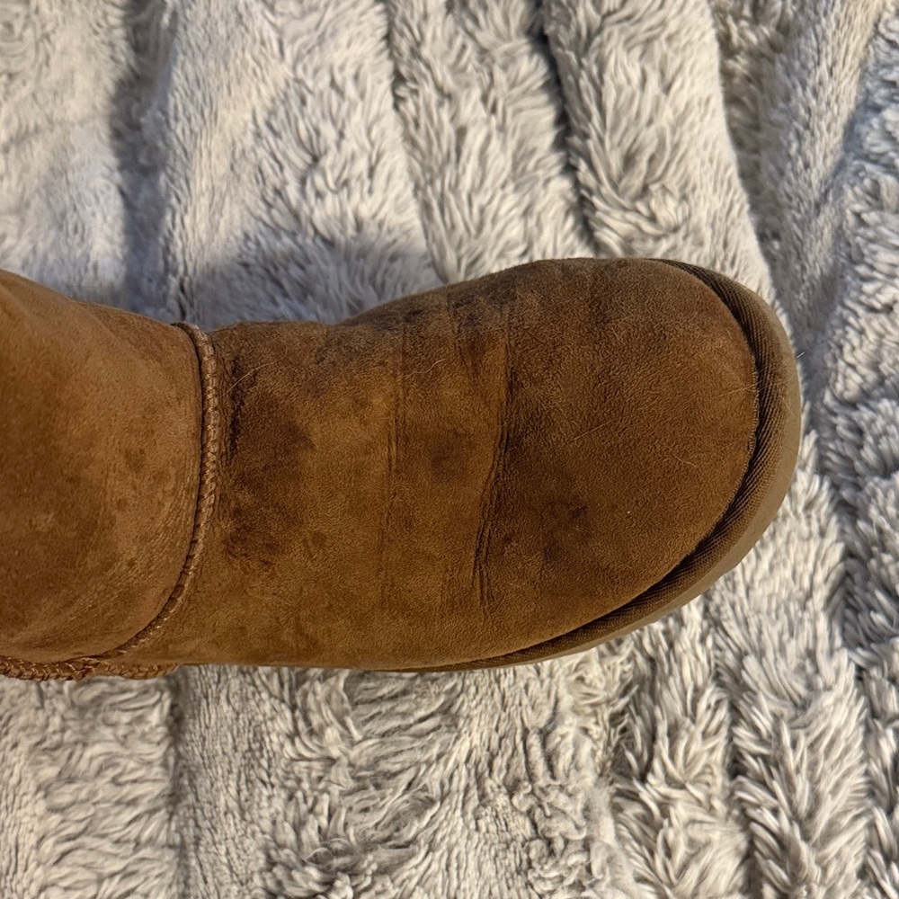 UGG Brown Shearling Winter Boots - Picture 4 of 6